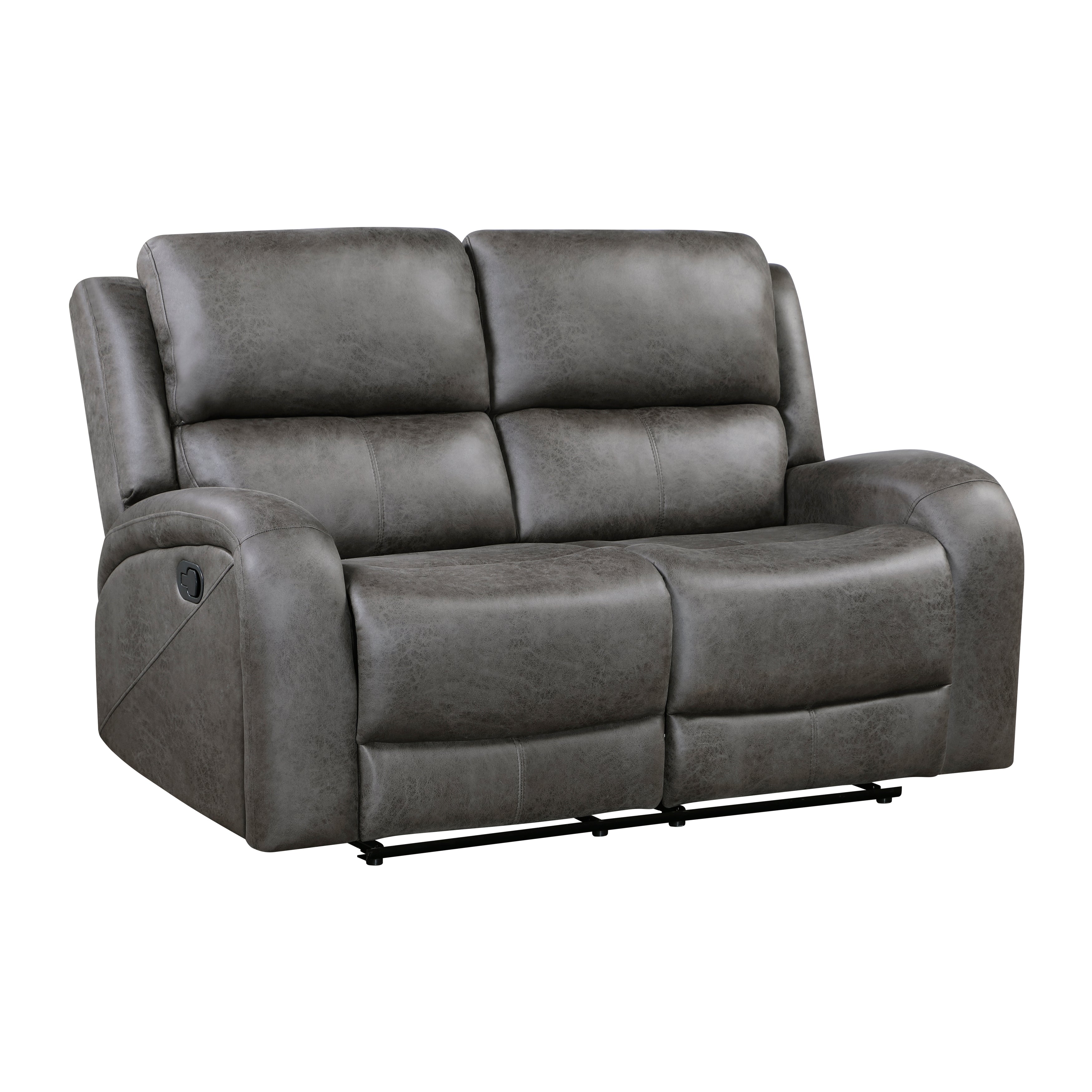 9601GY-2 Double Reclining Love Seat - 9601GY-2