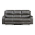 9601GY-3 Double Reclining Sofa - 9601GY-3