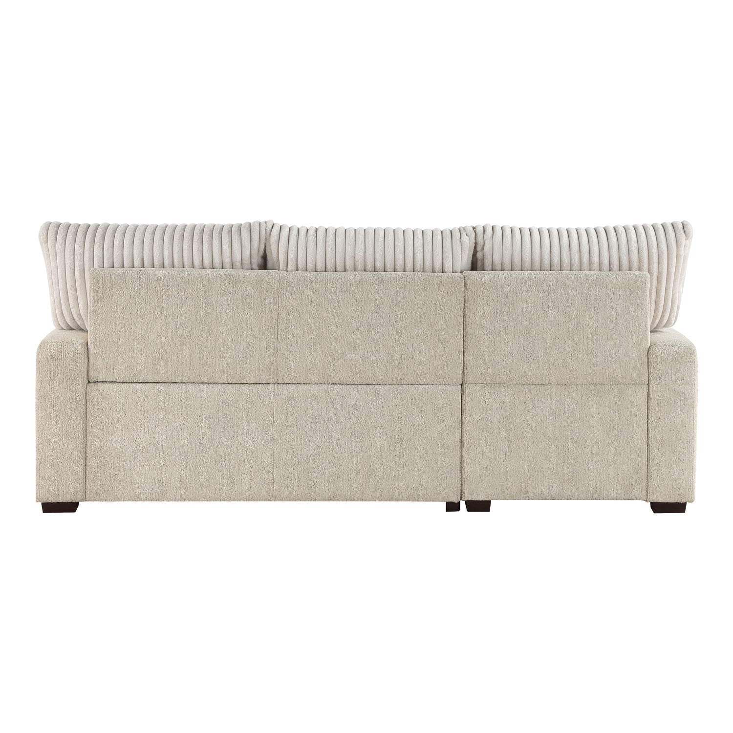 9605BE*2LCRL (2)2-Piece Sectional with Left Chaise and Drop-Down Cup holders, Pull-out Bed and Hidden Storage - 9605BE*2LCRL