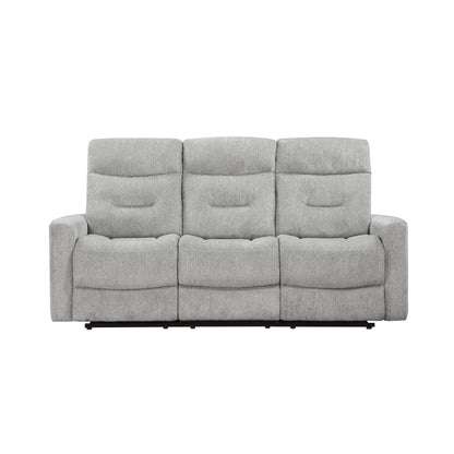Lyndon Gray Double Reclining Living Room Set from Homelegance - Luna Furniture