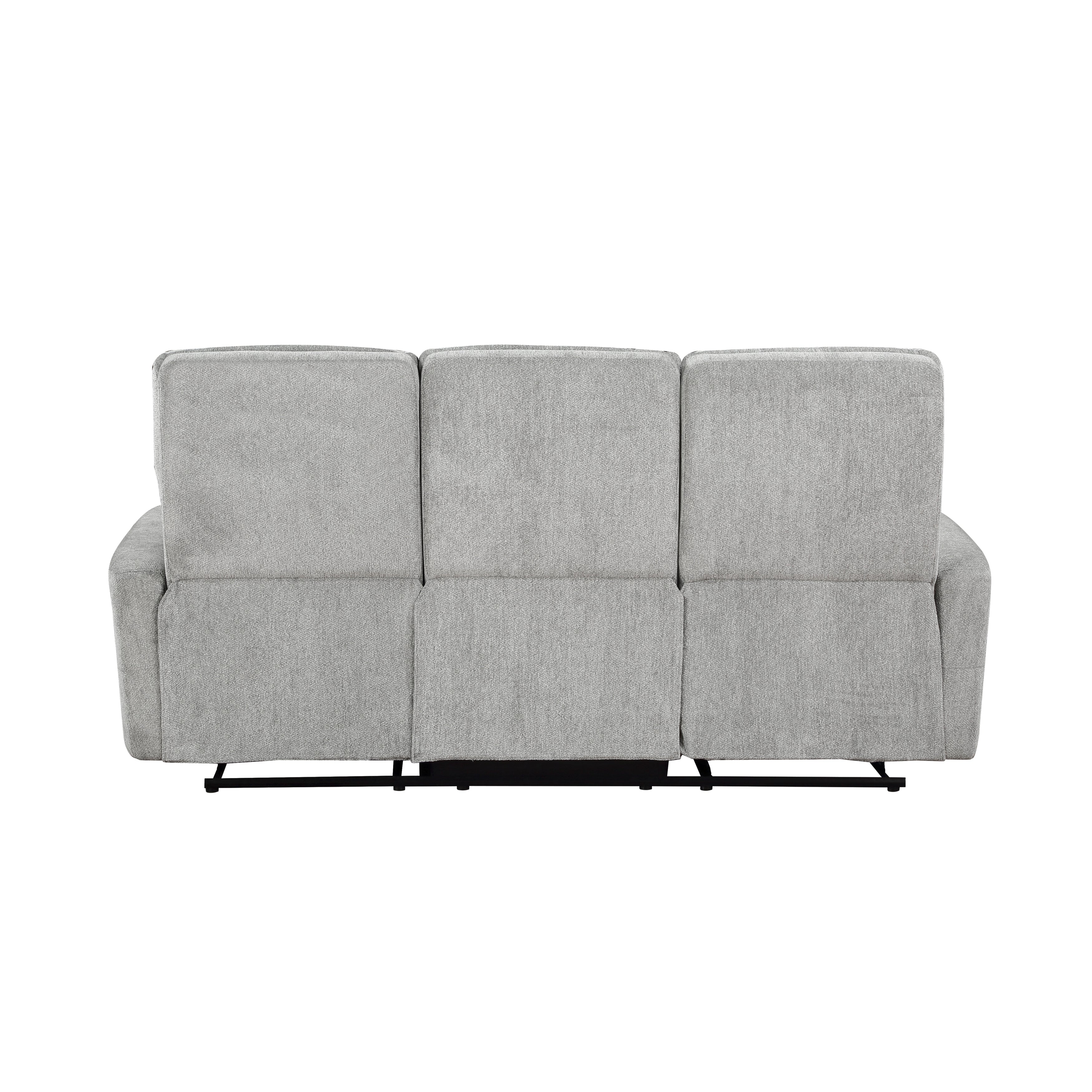 9610GY*2 2pc Set: Sofa, Love - 9610GY*2