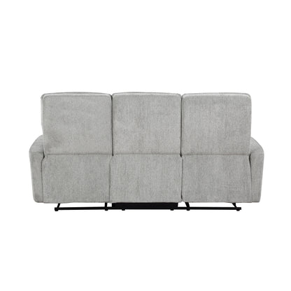 9610GY*2 2pc Set: Sofa, Love - 9610GY*2