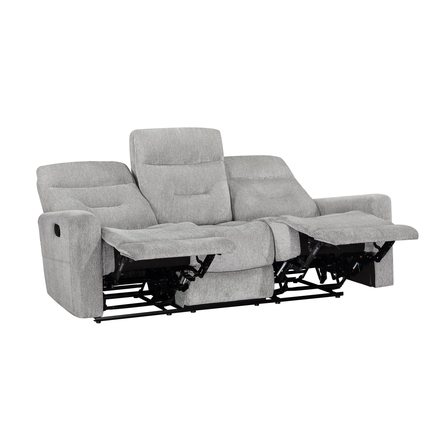 Lyndon Gray Double Reclining Living Room Set from Homelegance - Luna Furniture