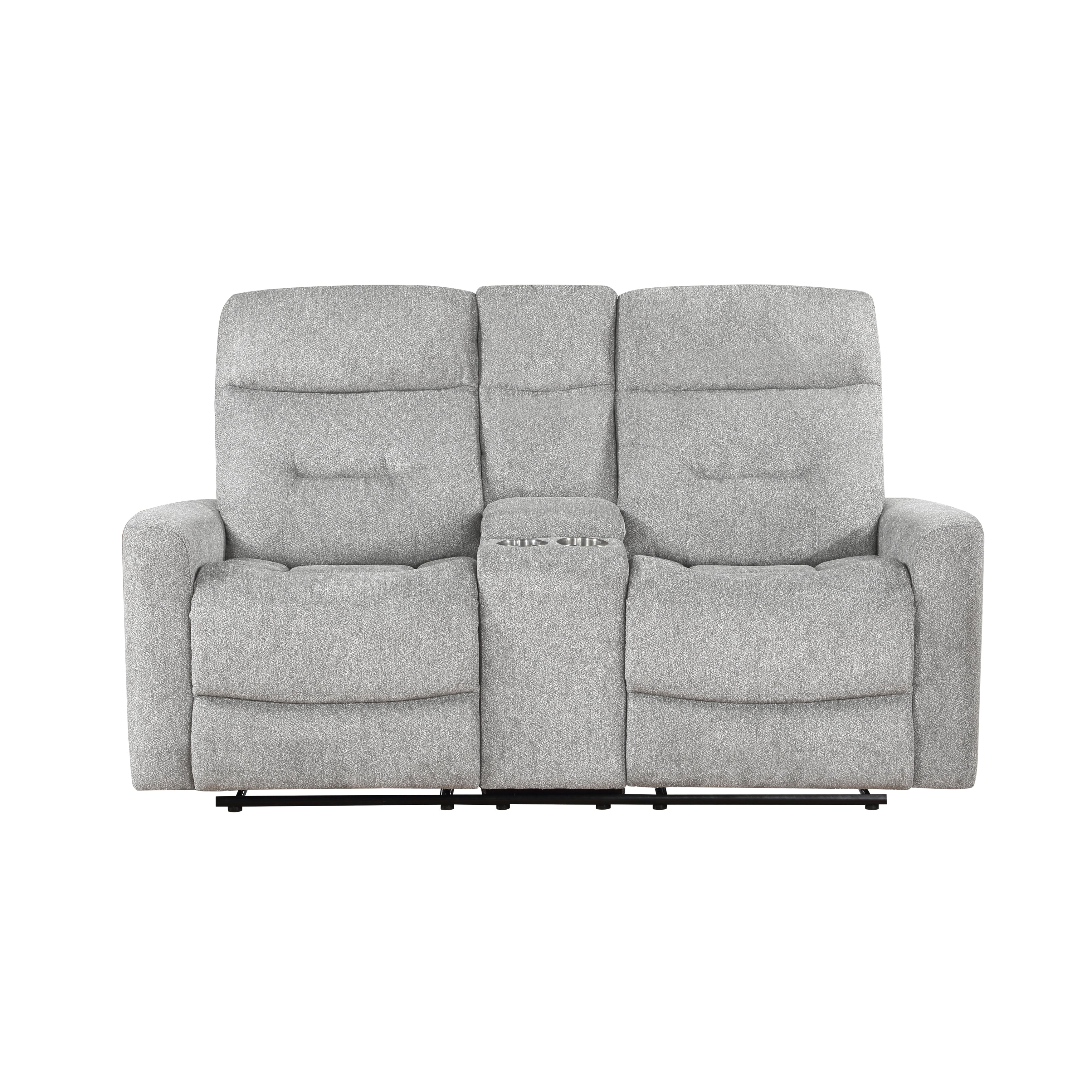 Lyndon Gray Double Reclining Living Room Set from Homelegance - Luna Furniture