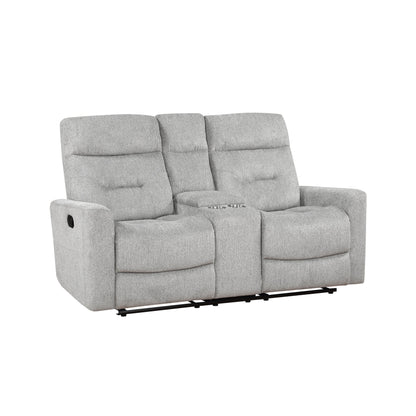 Lyndon Gray Double Reclining Living Room Set from Homelegance - Luna Furniture
