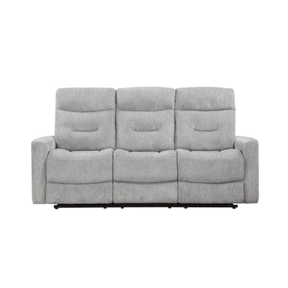 9610GY-3 Double Reclining Sofa - 9610GY-3