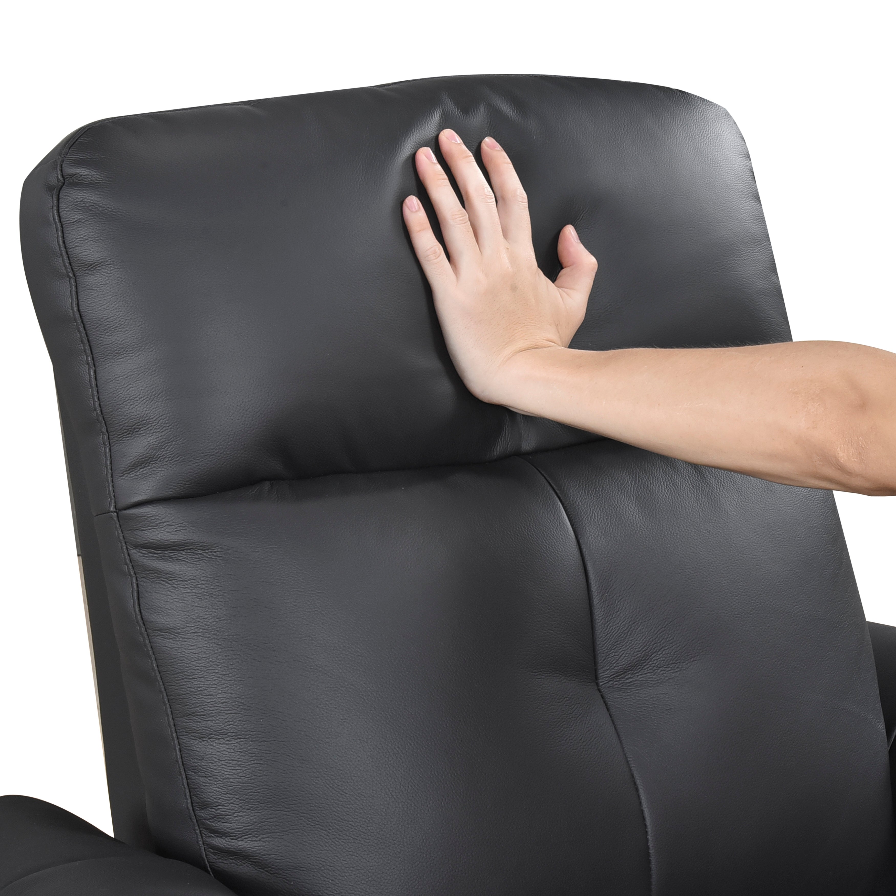 9620BLK-1 SWIVEL GLIDER RECLINING CHAIR - 9620BLK-1