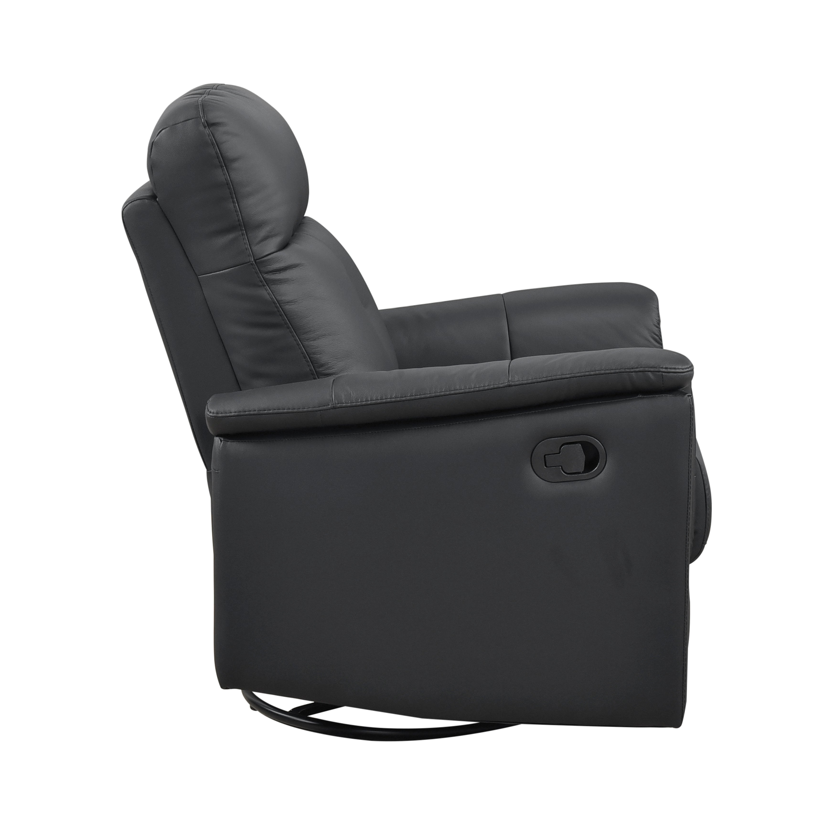 9620BLK-1 SWIVEL GLIDER RECLINING CHAIR - 9620BLK-1