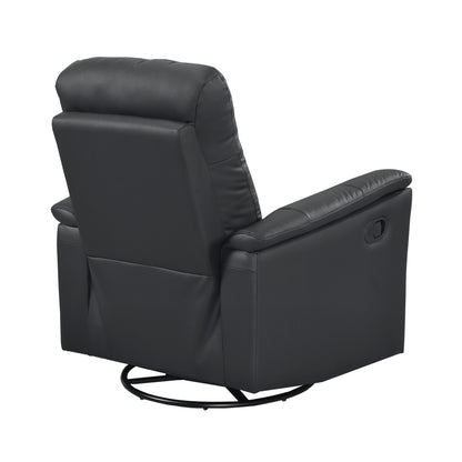 9620BLK-1 SWIVEL GLIDER RECLINING CHAIR - 9620BLK-1