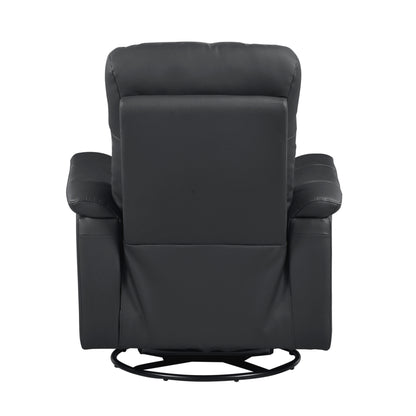 9620BLK-1 SWIVEL GLIDER RECLINING CHAIR - 9620BLK-1