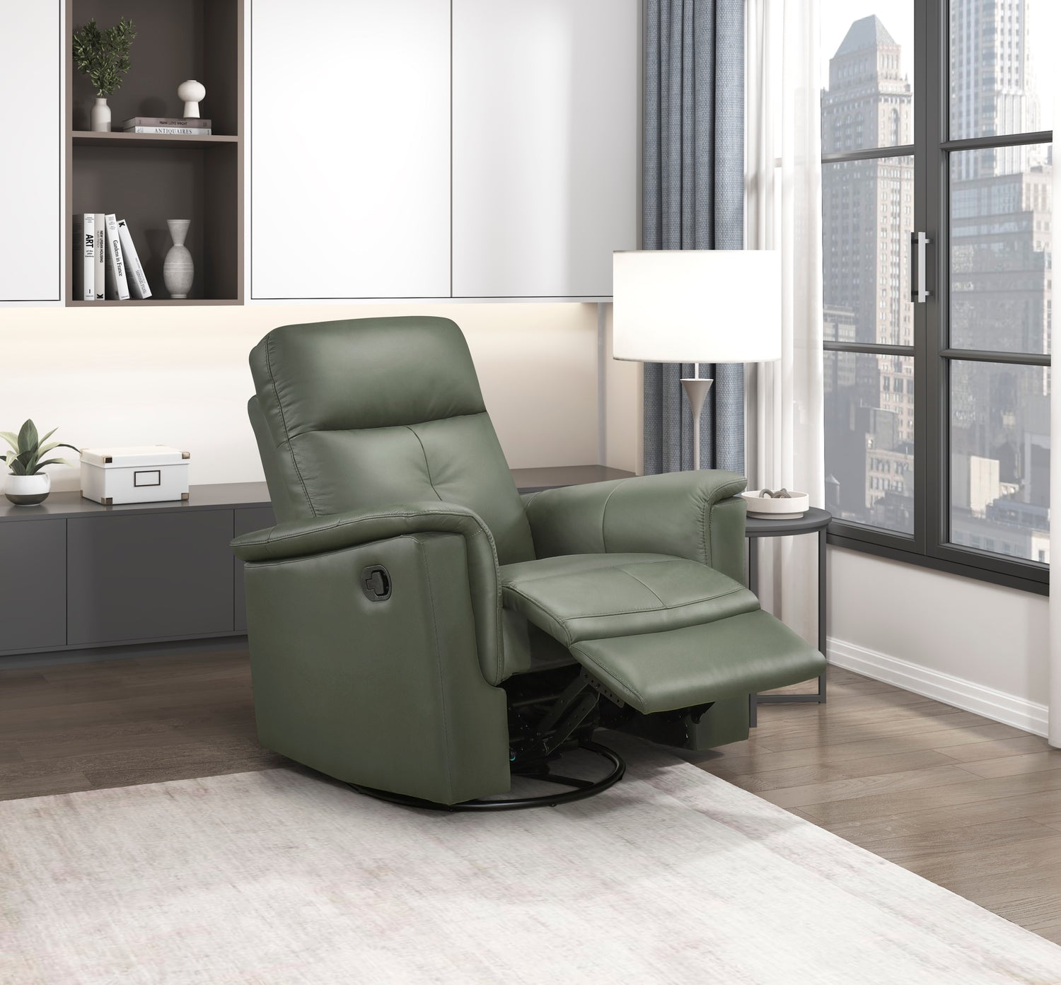 9620GRN-1 Swivel Glider Reclining Chair - 9620GRN-1