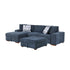 9624BU*3LC2R (3)3-Piece Sectional with Left Chaise and Ottoman - 9624BU*3LC2R