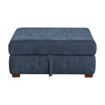 9624BU*3LC2R (3)3-Piece Sectional with Left Chaise and Ottoman - 9624BU*3LC2R