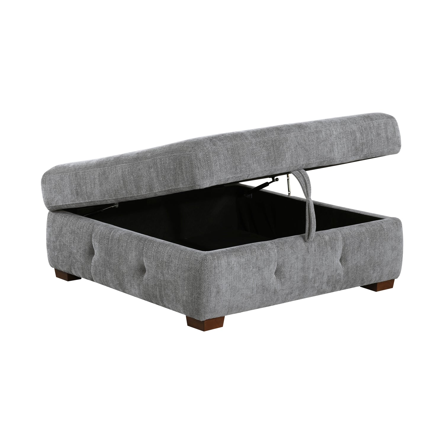 9624GY*3LC2R (3)3-Piece Sectional with Left Chaise and Ottoman - 9624GY*3LC2R