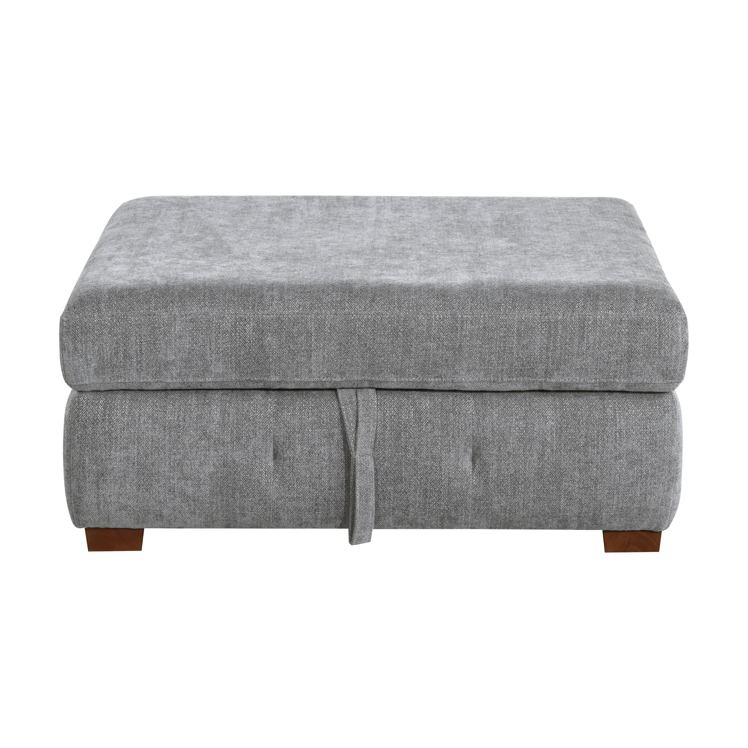 9624GY*5LC2R (5)5-Piece Sectional with Left Chaise and Storage Ottoman - 9624GY*5LC2R