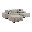 9624TP*32LRC (3)3-Piece Sectional with Right Chaise and Ottoman - 9624TP*32LRC