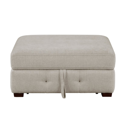 9624TP*3LC2R (3)3-Piece Sectional with Left Chaise and Ottoman - 9624TP*3LC2R