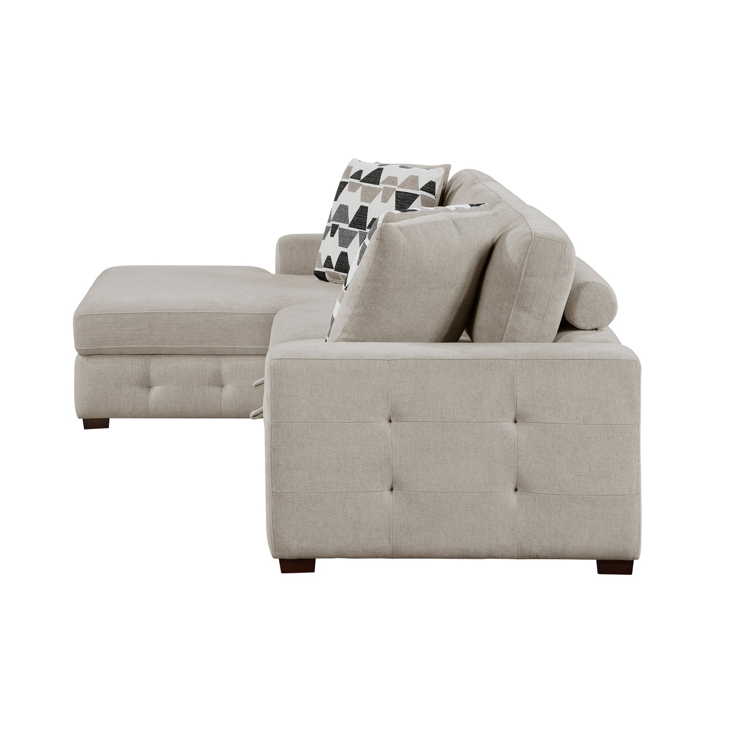 9624TP*3LC2R (3)3-Piece Sectional with Left Chaise and Ottoman - 9624TP*3LC2R