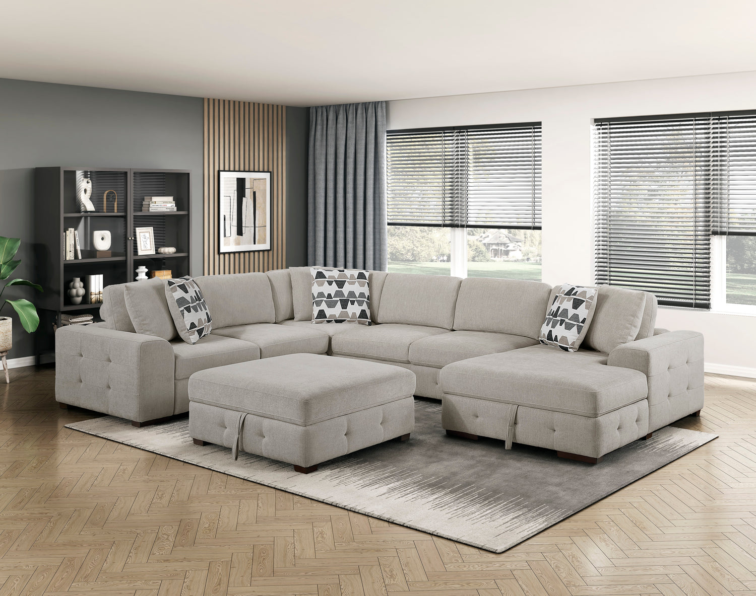 9624TP-4 Storage Ottoman - 9624TP-4