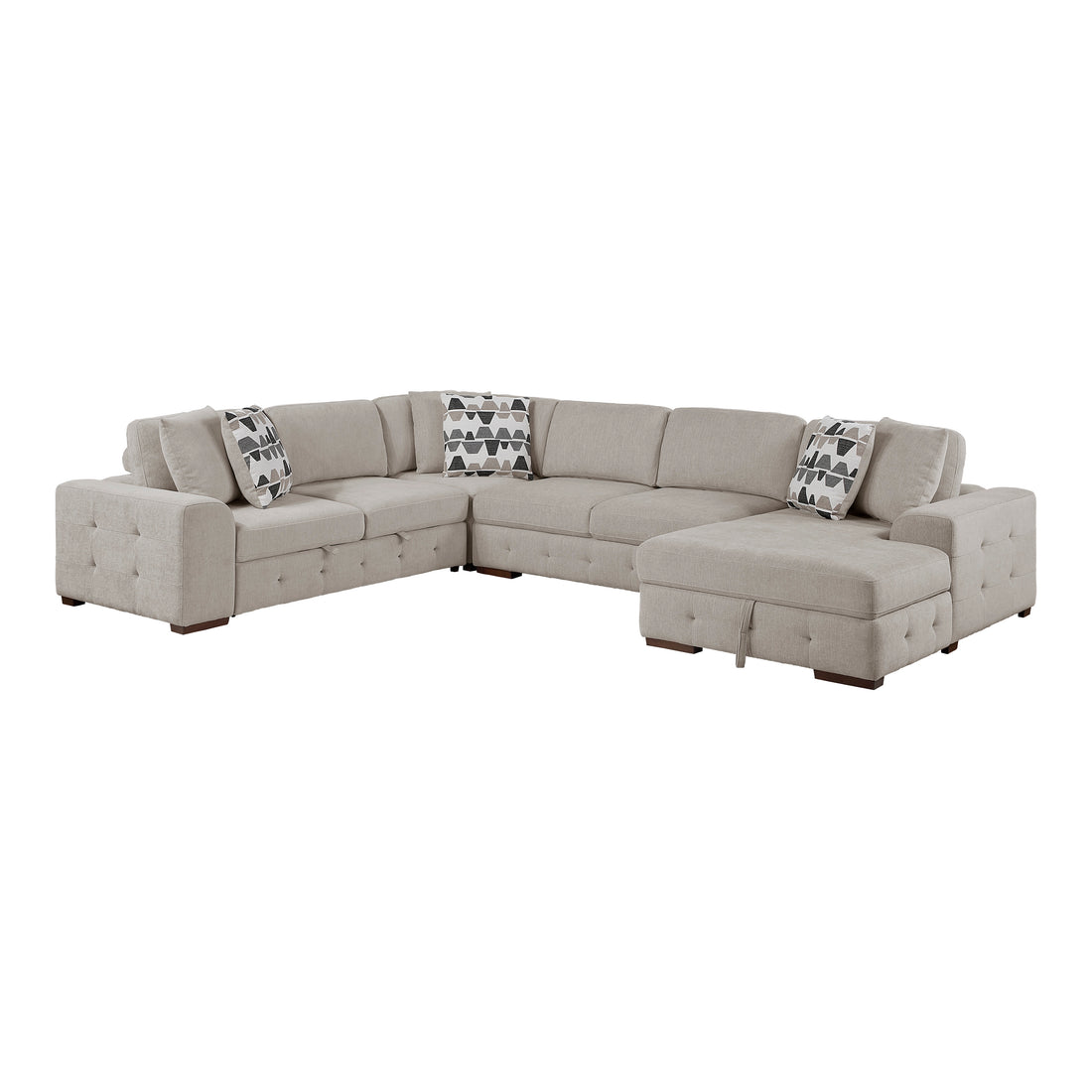 9624TP*42LRC (4)4-Piece Sectioanl with Right Chaise - 9624TP*42LRC