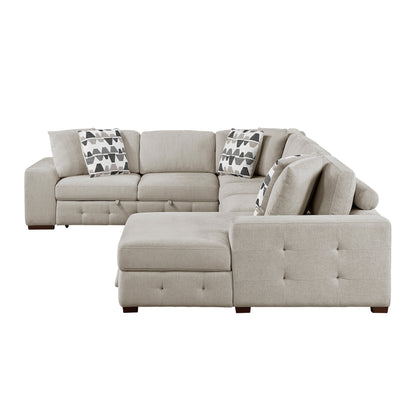 9624TP*42LRC (4)4-Piece Sectioanl with Right Chaise - 9624TP*42LRC