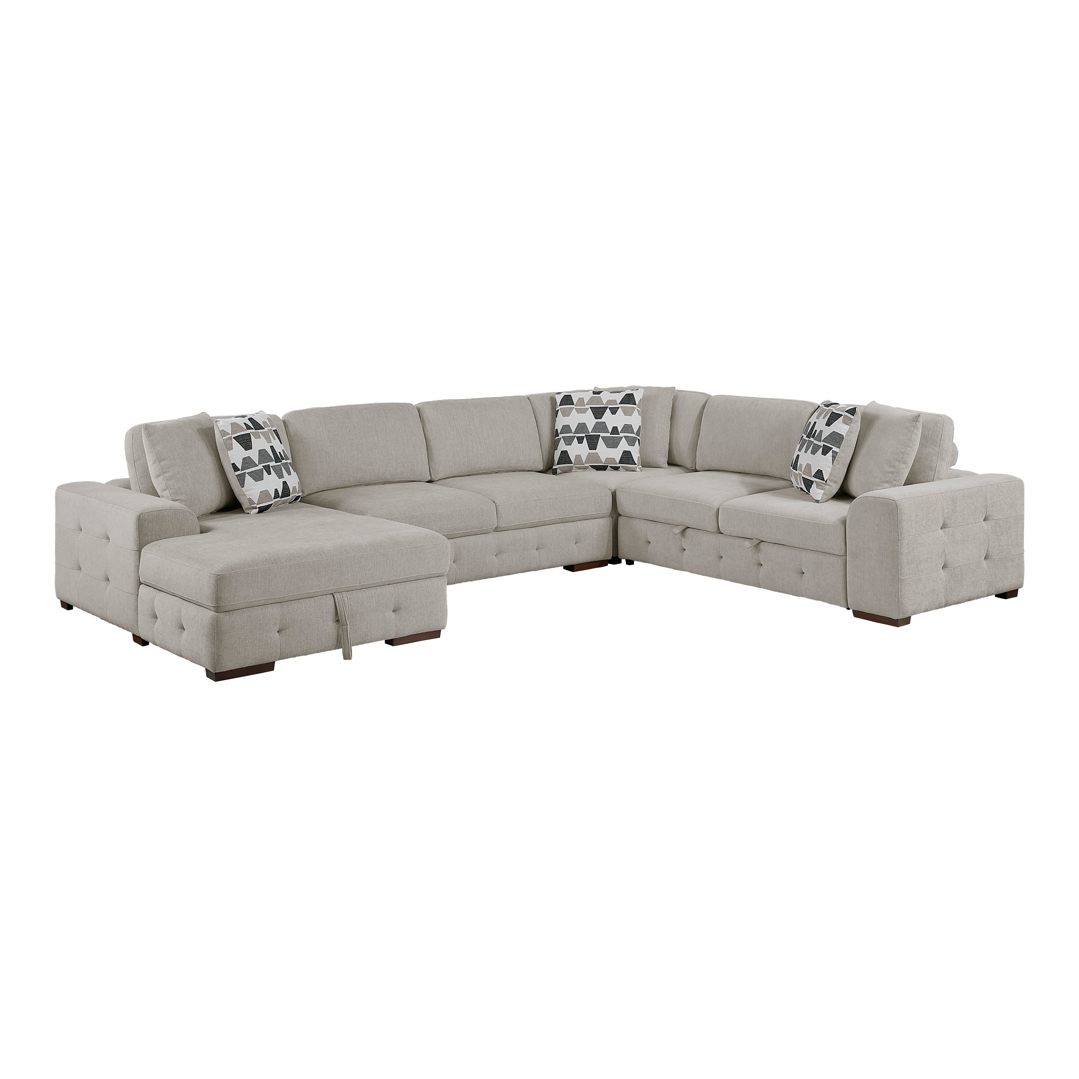 9624TP*42RLC (4)4-Piece Sectioanl with Left Chaise - 9624TP*42RLC
