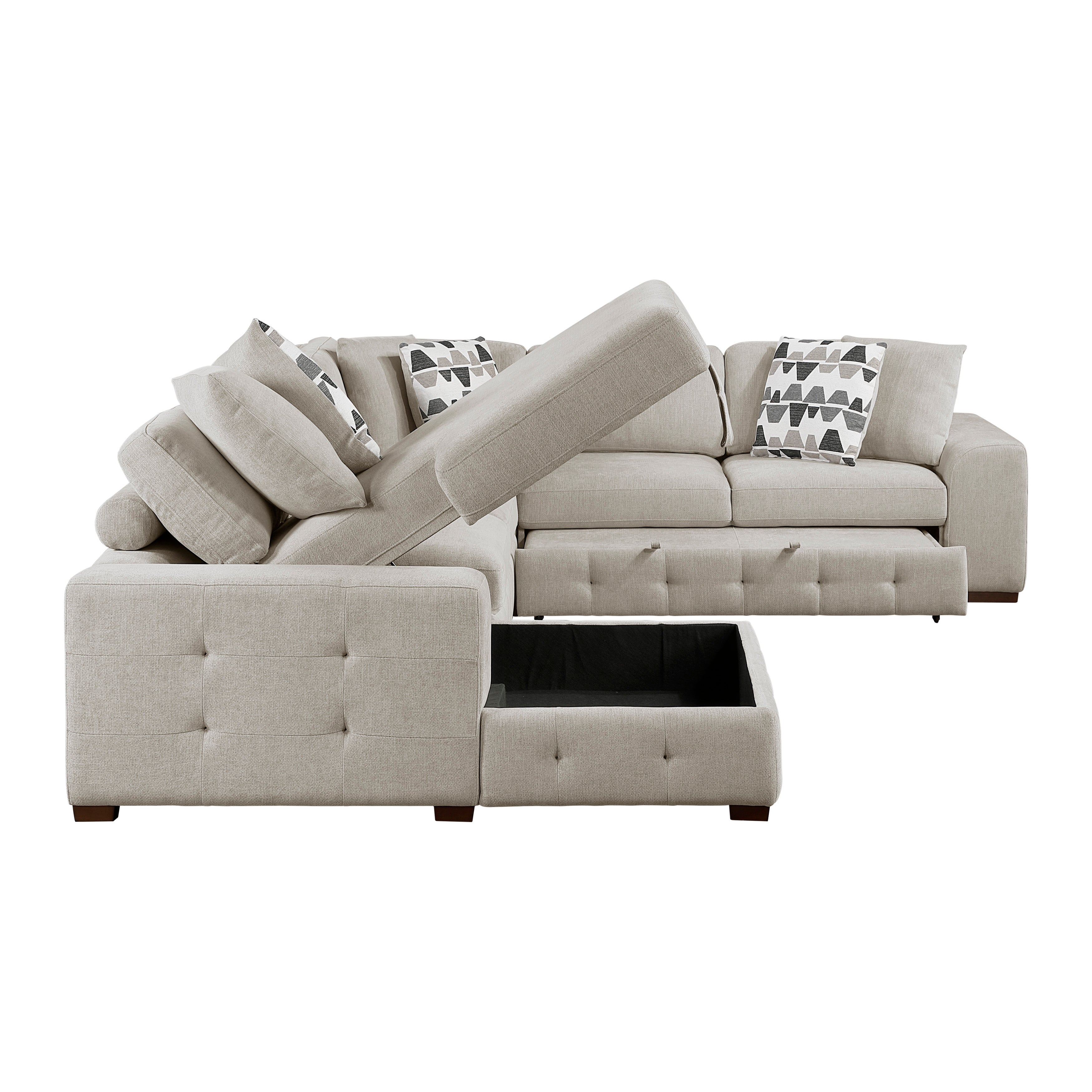 9624TP*42RLC (4)4-Piece Sectioanl with Left Chaise - 9624TP*42RLC