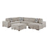 9624TP*52LRC (5)5-Piece Sectioanl with Right Chaise and Storage Ottoman - 9624TP*52LRC