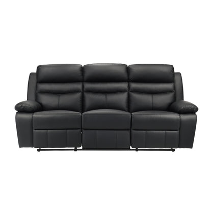 9628BLK*2 2pc Set: Sofa, Love - 9628BLK*2