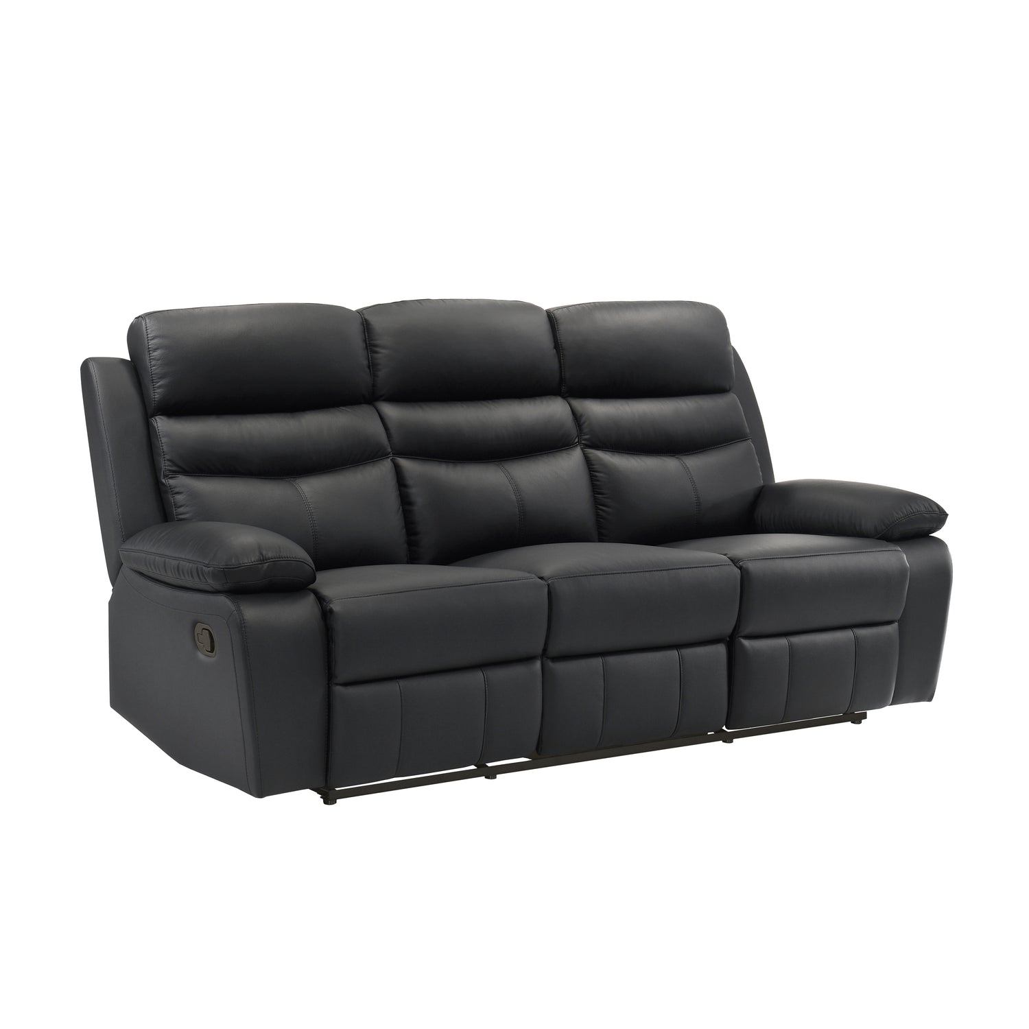 9628BLK*2 2pc Set: Sofa, Love - 9628BLK*2