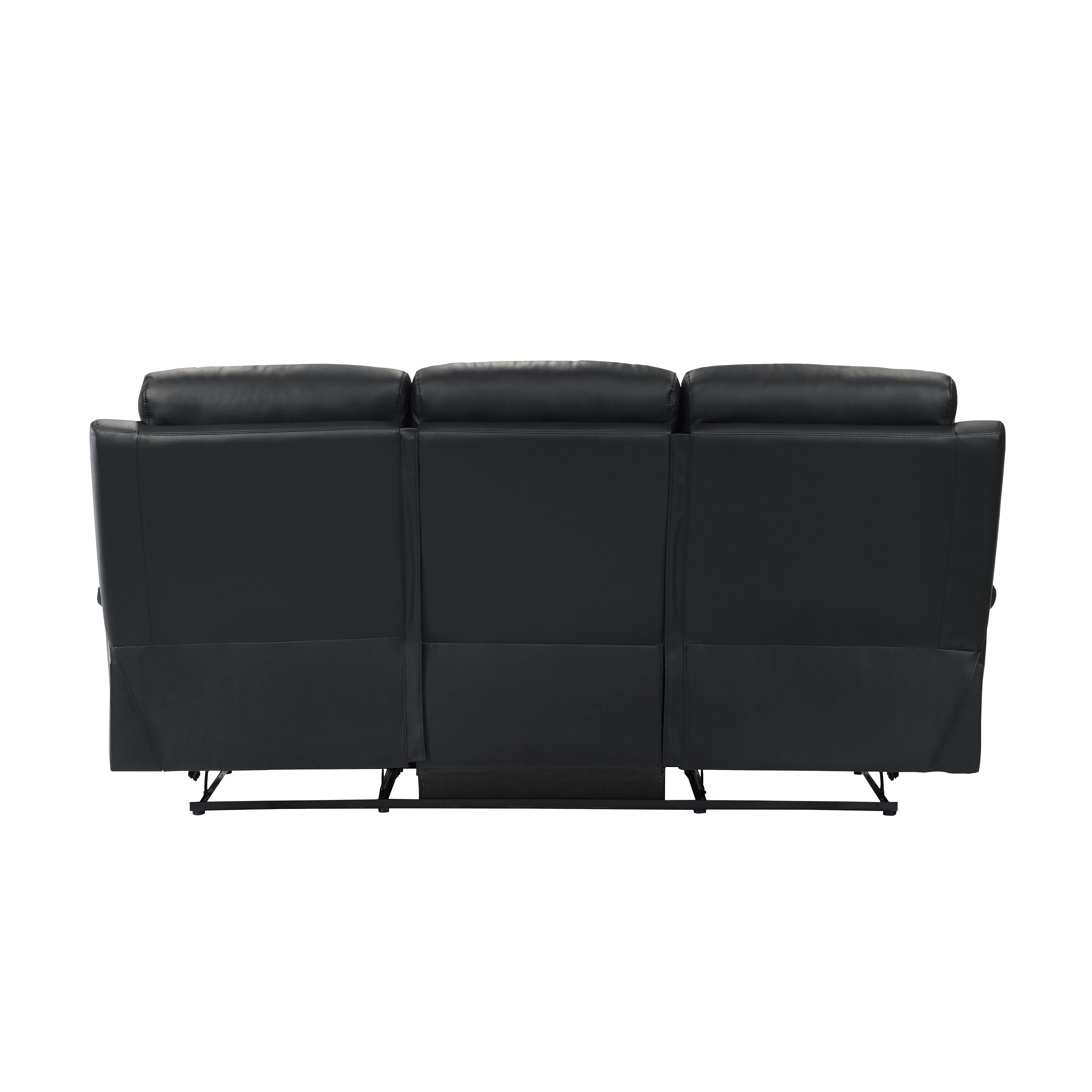9628BLK*2 2pc Set: Sofa, Love - 9628BLK*2