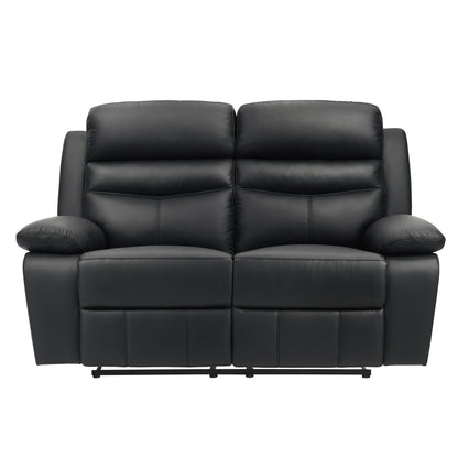 9628BLK*2 2pc Set: Sofa, Love - 9628BLK*2