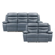 9628BUE*2 2pc Set: Sofa, Love - 9628BUE*2