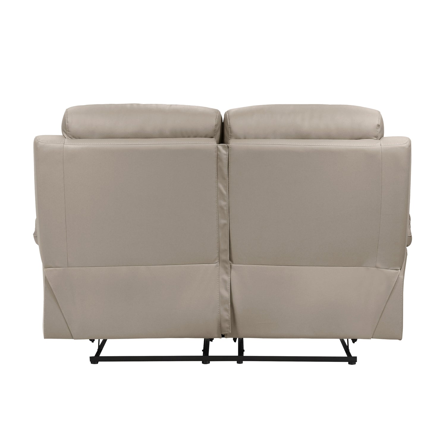 Hancock Latte Leather Double Reclining Living Room Set from Homelegance - Luna Furniture