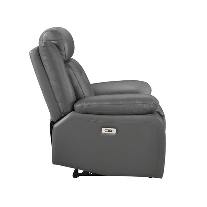 9629DGY-1PW Power Reclining Chair - 9629DGY-1PW