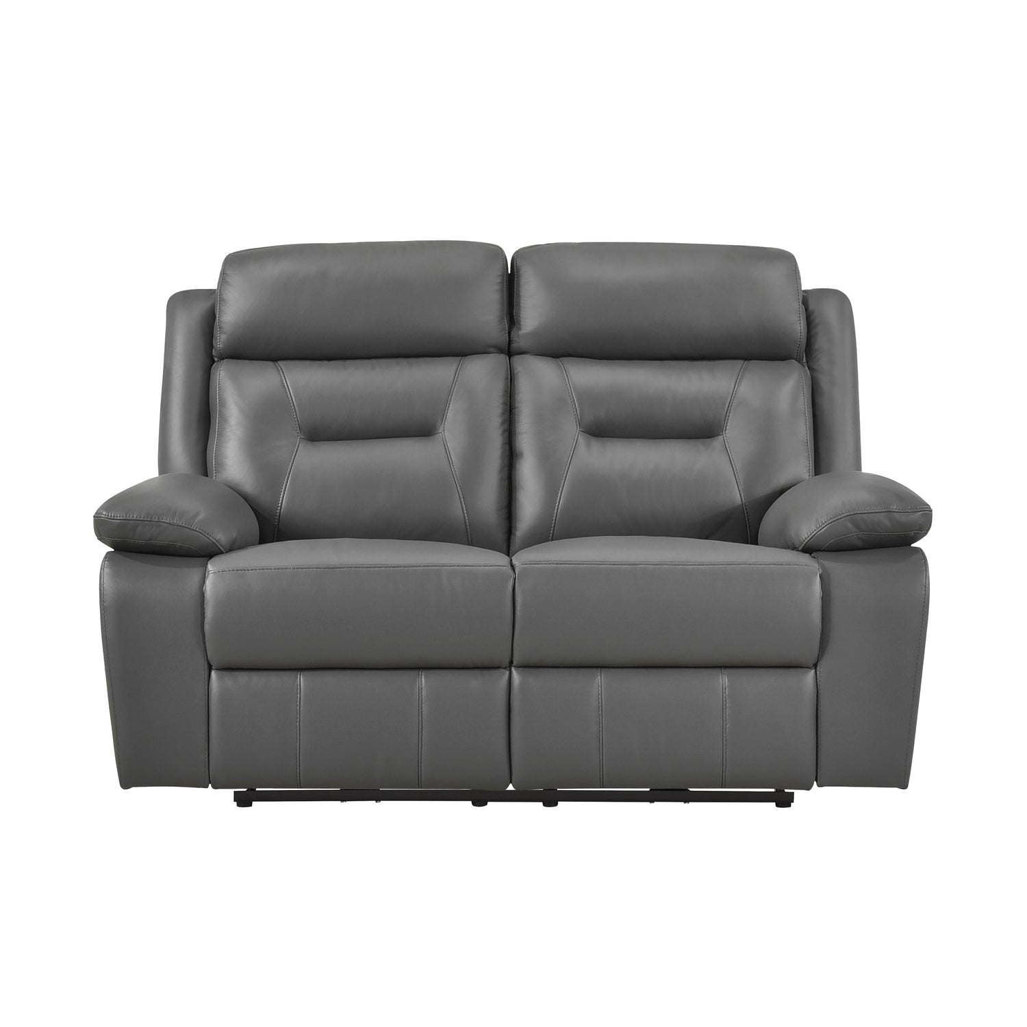 9629DGY-2PW Power Double Reclining Love Seat - 9629DGY-2PW