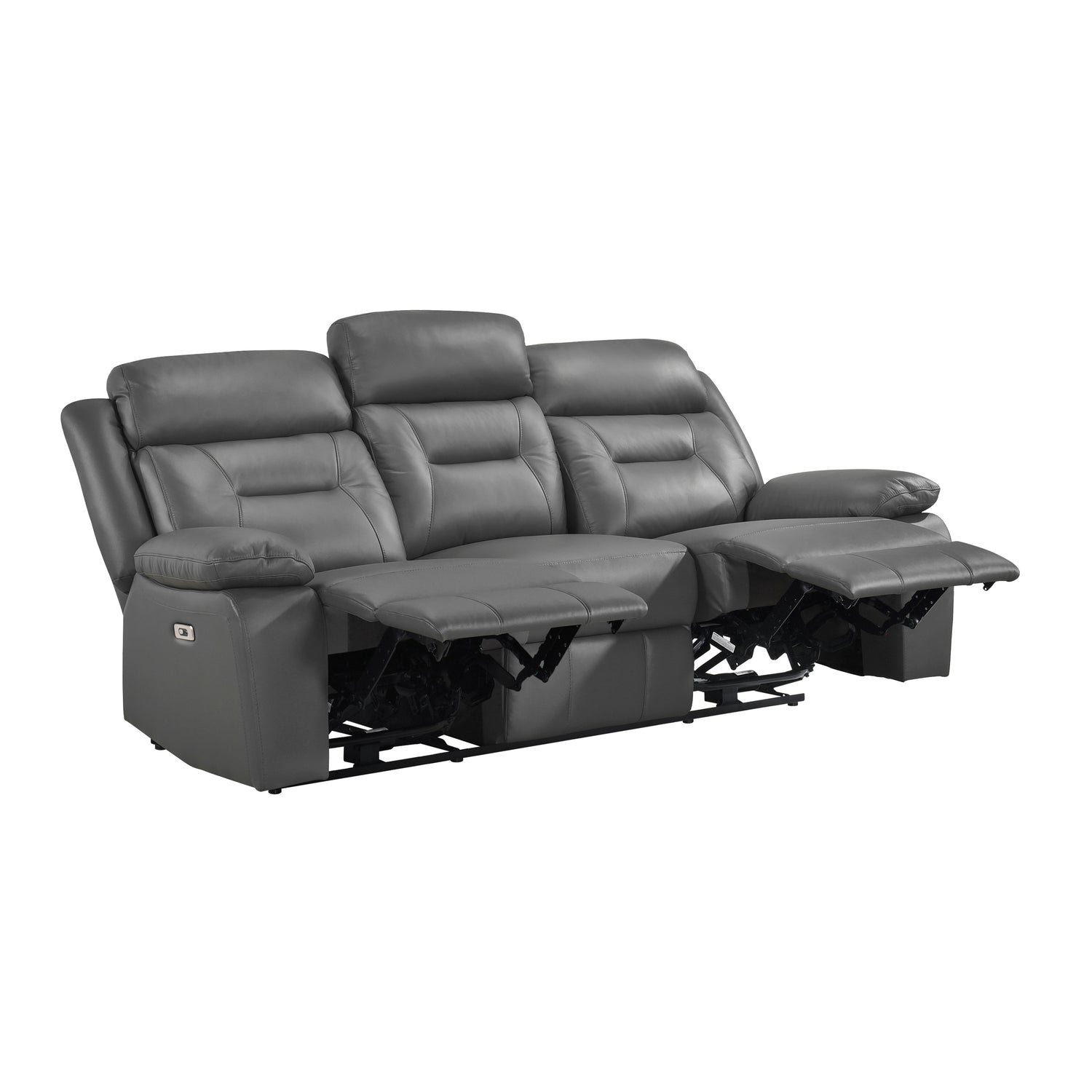 9629DGY-3PW Power Double Reclining Sofa - 9629DGY-3PW