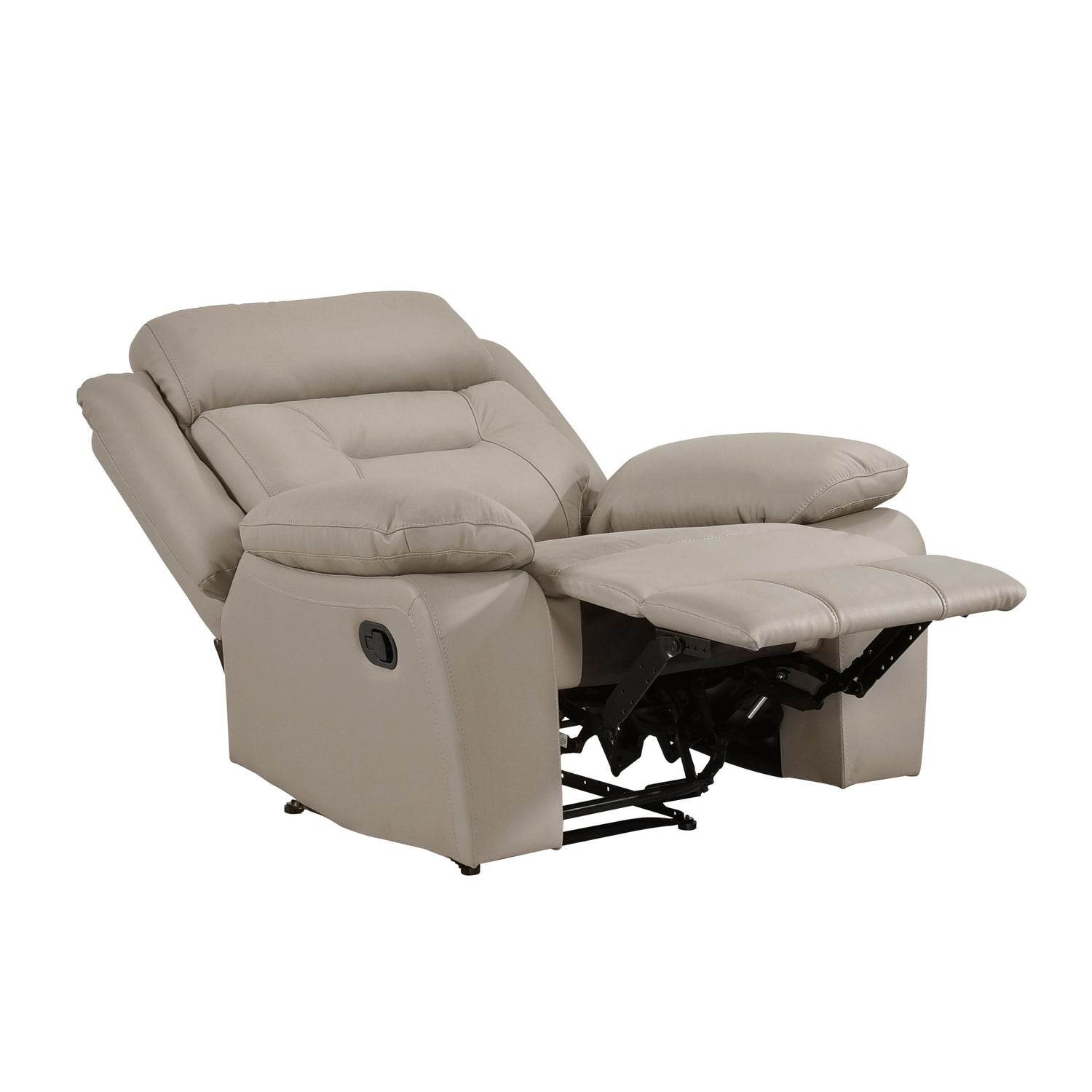 Laconia Latte Leather Double Reclining Living Room Set from Homelegance - Luna Furniture