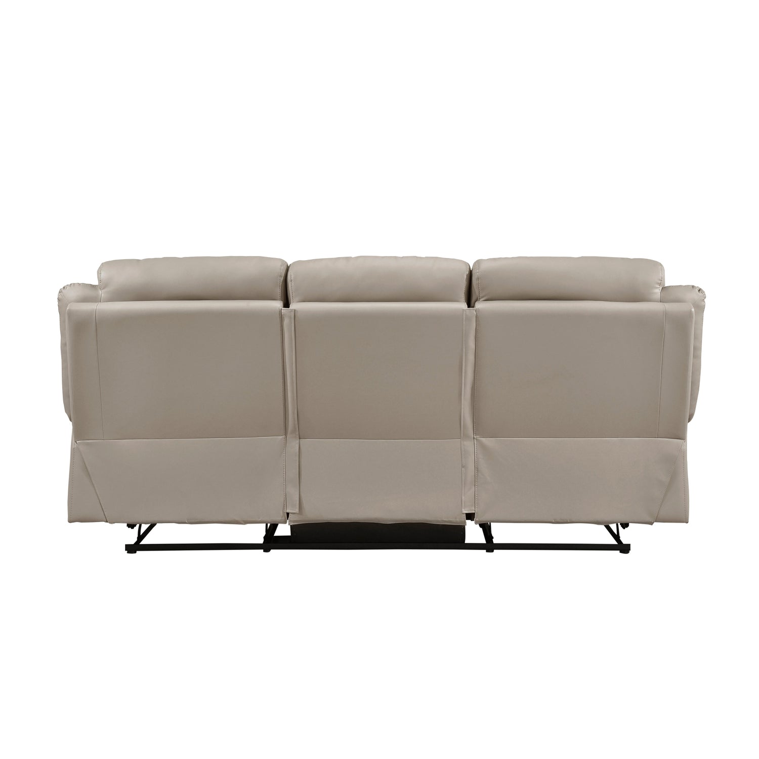 Laconia Latte Leather Double Reclining Living Room Set from Homelegance - Luna Furniture