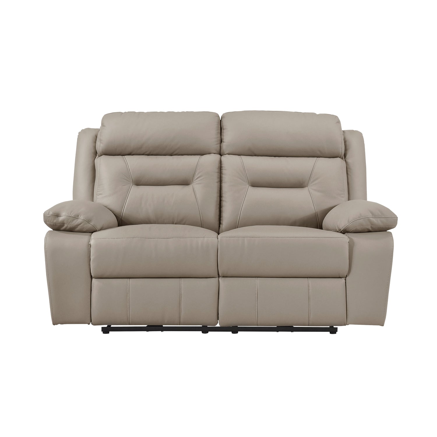 Laconia Latte Leather Power Double Reclining Living Room Set from Homelegance - Luna Furniture