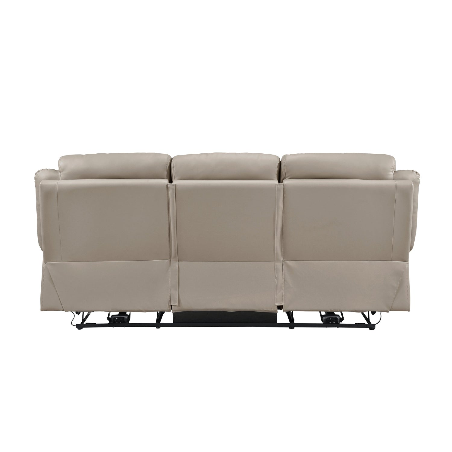 Laconia Latte Leather Power Double Reclining Living Room Set from Homelegance - Luna Furniture
