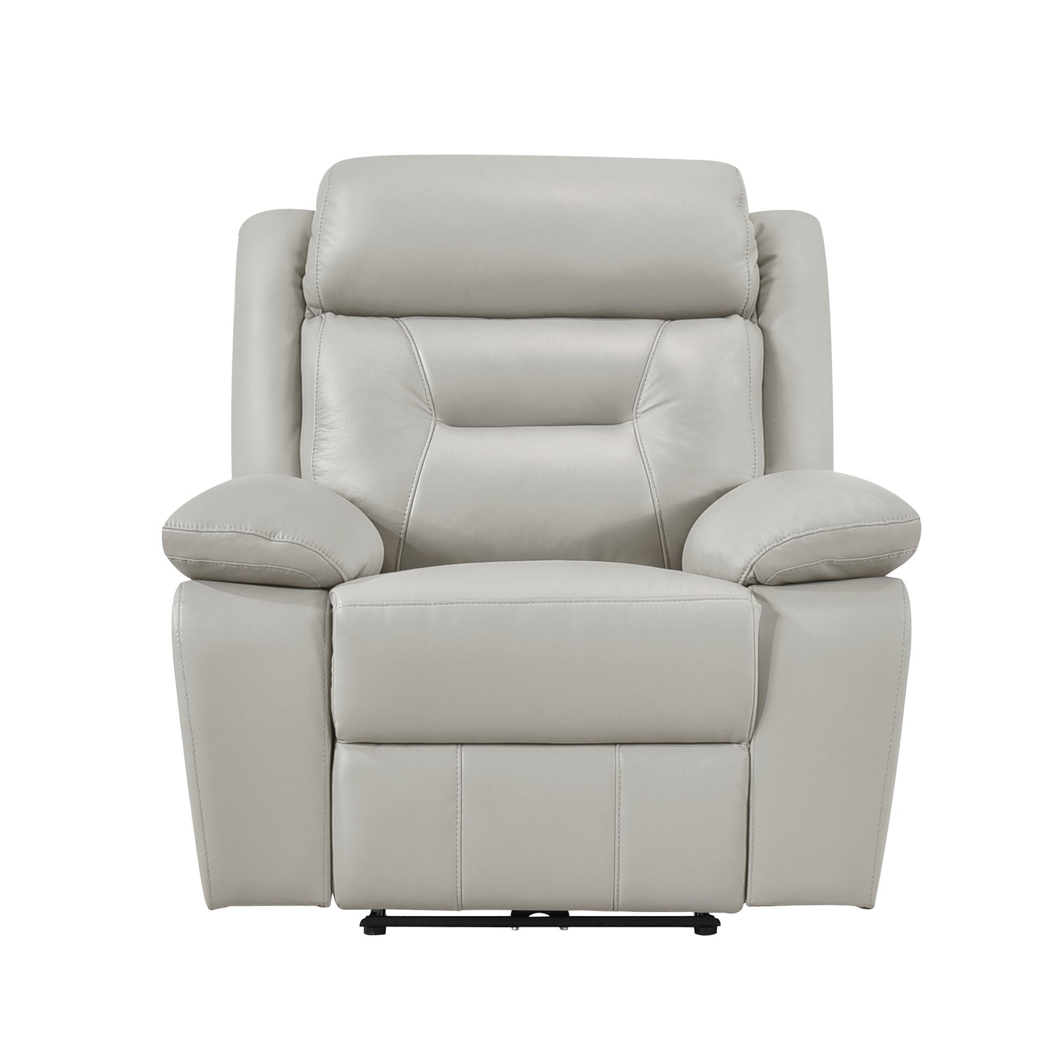 Laconia Silver Leather Power Double Reclining Living Room Set from Homelegance - Luna Furniture