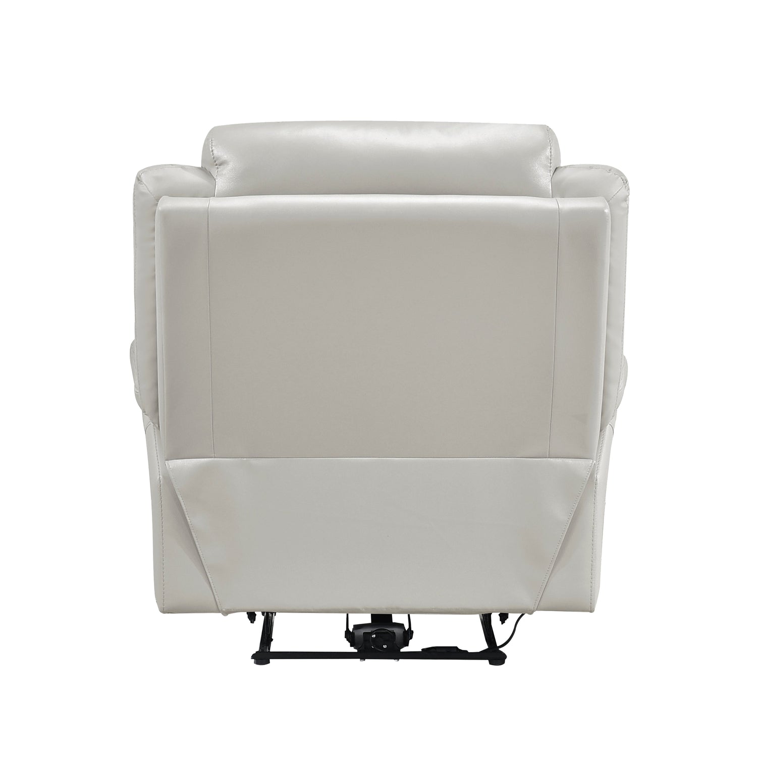Laconia Silver Leather Power Double Reclining Living Room Set from Homelegance - Luna Furniture