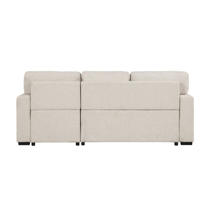 9630BE*22LRC (2)Sectional with Right Chaise, Pull-out Bed and Hidden Storage, Charging Ports - 9630BE*22LRC