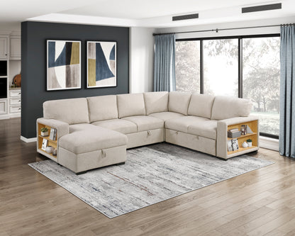 9630BE-2A Armless 2-seater with Hidden Storage - 9630BE-2A