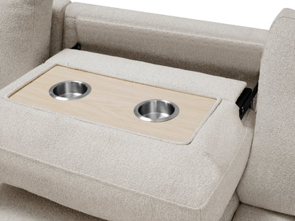 9630BE-2R (2/2)Right Side 2-Seater with Pull-out Bed and USB Ports, 2 Arms with Shelves - 9630BE-2R
