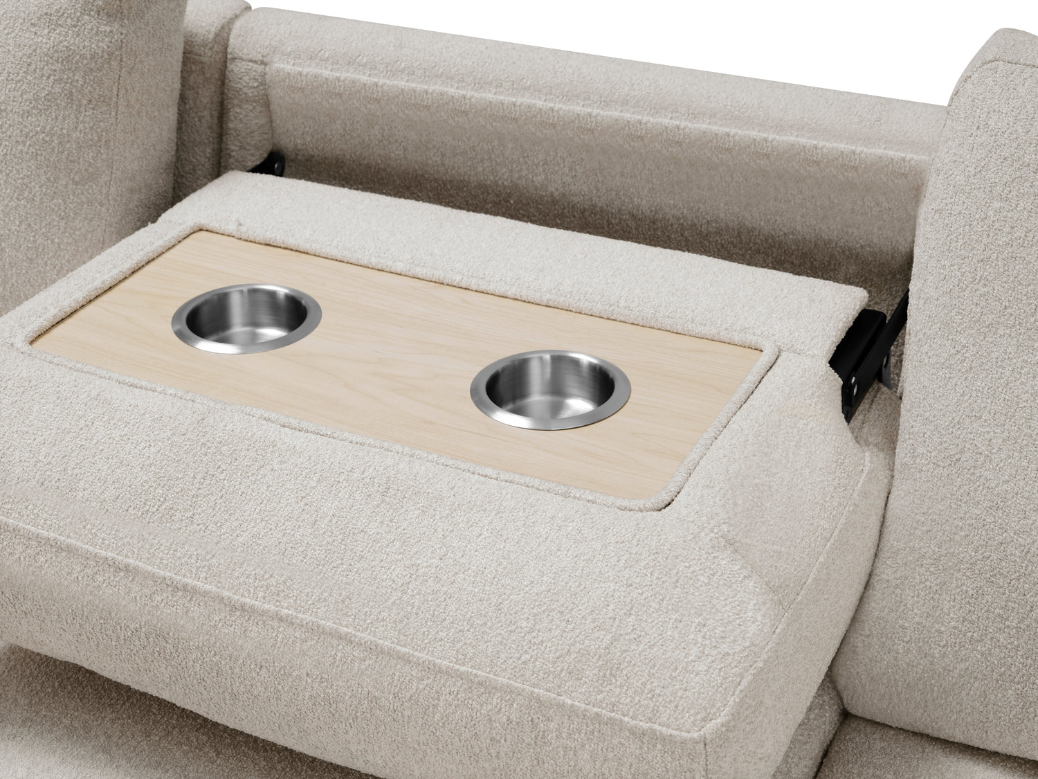 9630BE*32LRC (3)Sectional with Right Chaise, Pull-out Bed and Hidden Storages, Charging Ports - 9630BE*32LRC