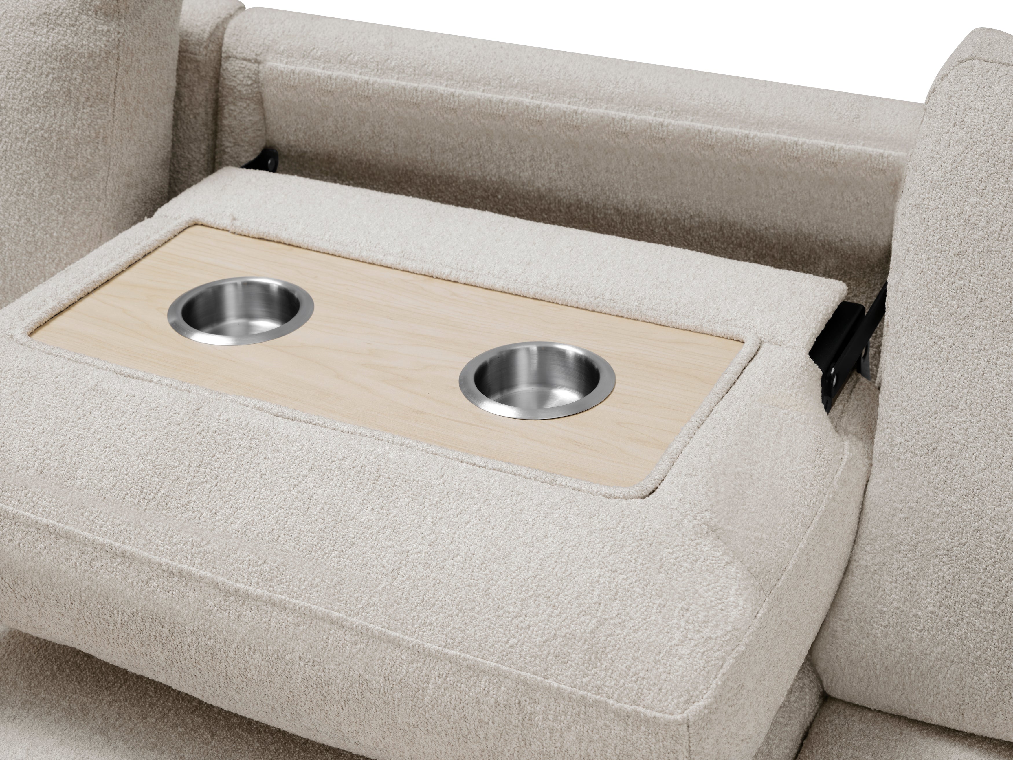9630BE*32LRC (3)Sectional with Right Chaise, Pull-out Bed and Hidden Storages, Charging Ports - 9630BE*32LRC