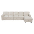 9630BE*32LRC (3)Sectional with Right Chaise, Pull-out Bed and Hidden Storages, Charging Ports - 9630BE*32LRC