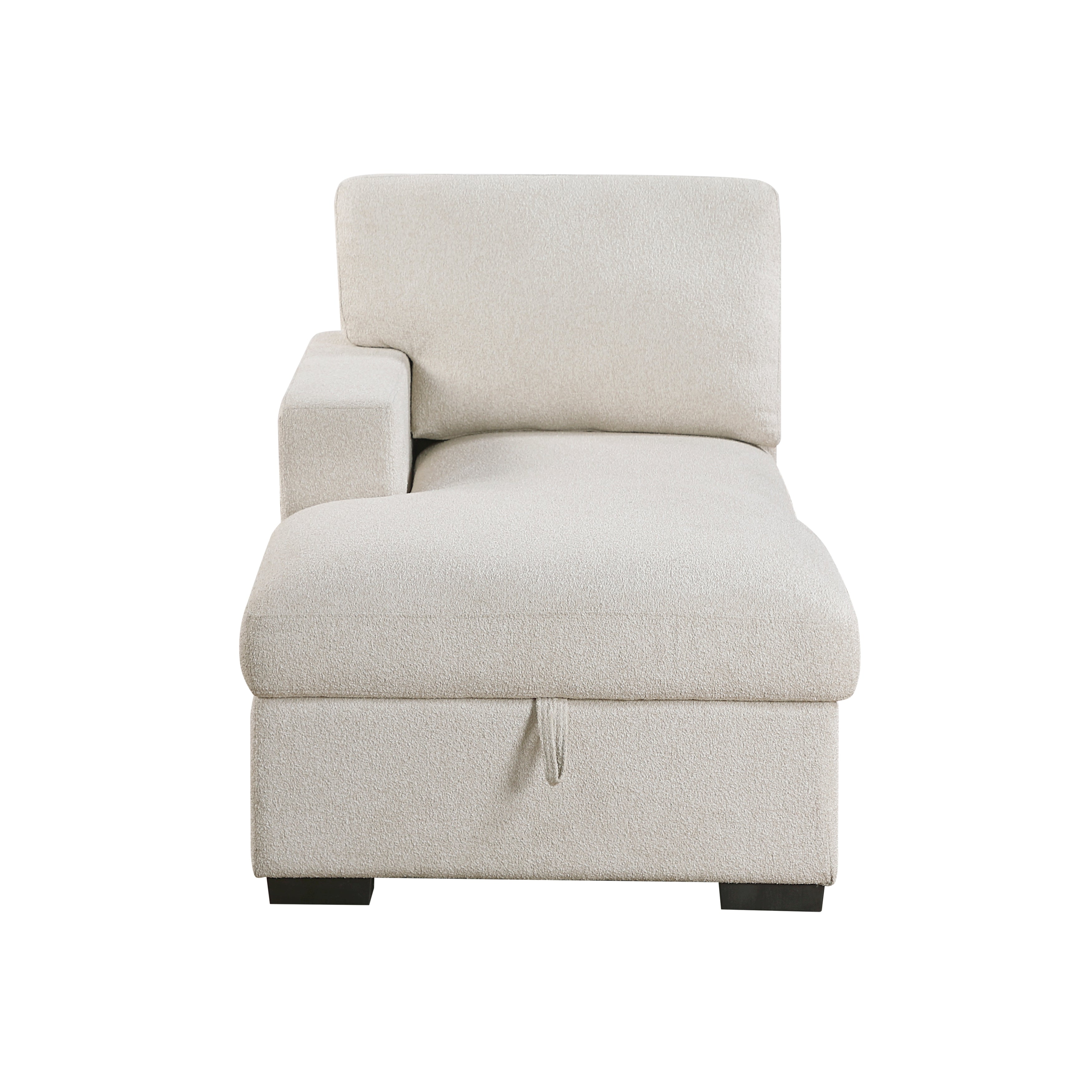 9630BE*3LC2R (3)Sectional with Left Chaise, Pull-out Bed and Hidden Storages, Charging Ports - 9630BE*3LC2R